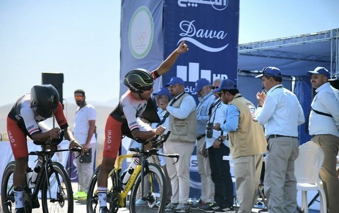 منتخب الشباب للدراجات يحصد المركز الثاني في البطولة العربية بالسليمانية