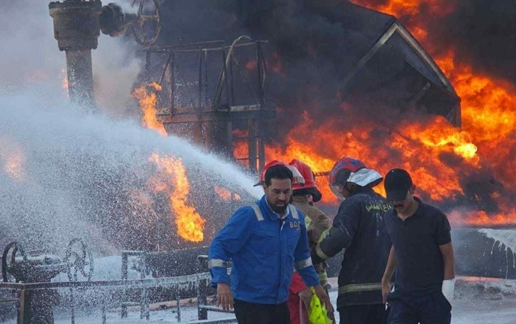 النفط في حصيلة أولية لحريق الزبير: وفاة موظف وإصابة أربعة آخرين